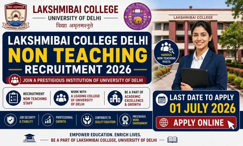 lakshmibai college delhi non teaching recruitment 2026