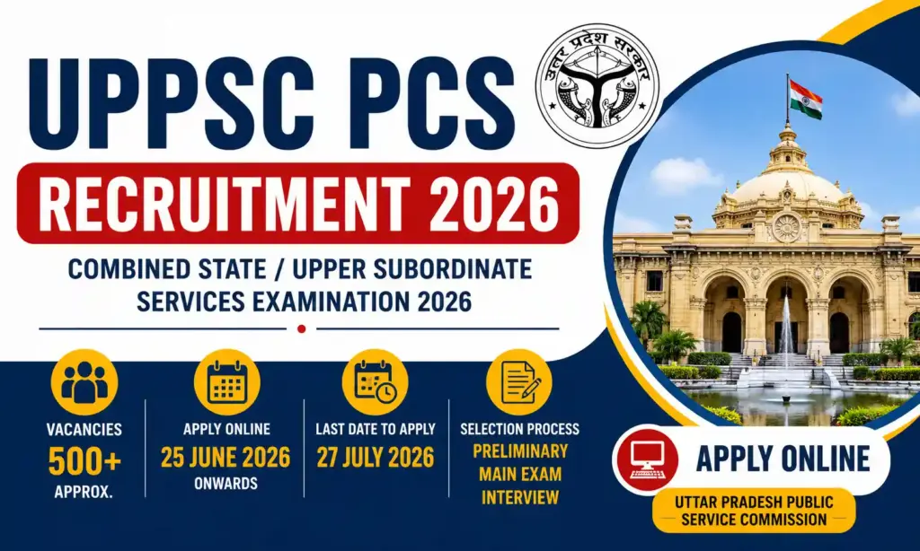 uppsc pcs recruitment 2026
