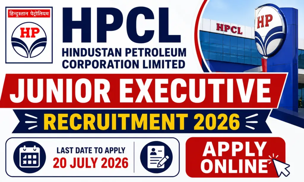 hpcl junior executive recruitment 2026