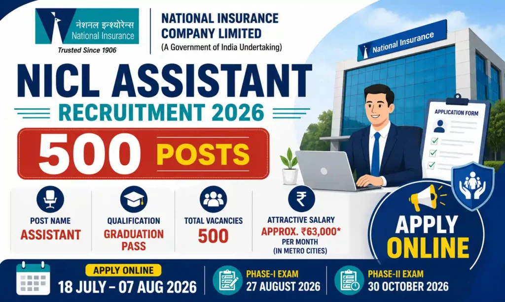 nicl assistant recruitment 2026
