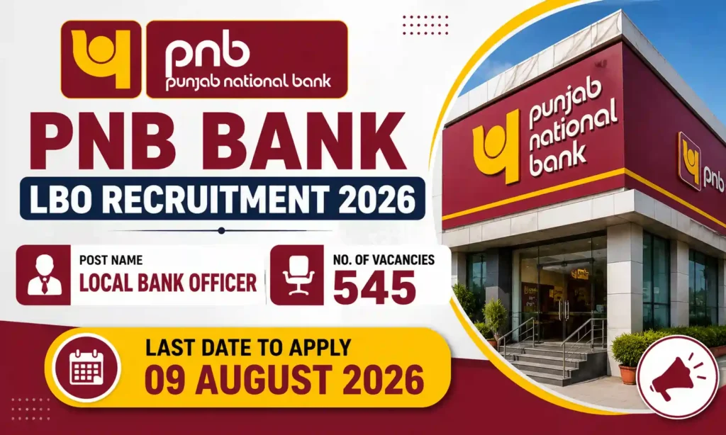 pnb bank lbo recruitment 2026